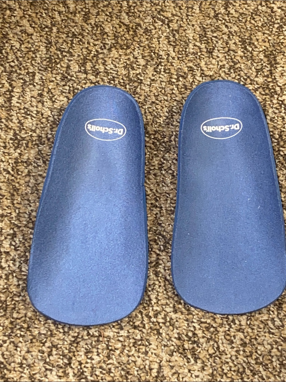 Dr. Scholl's Navy Blue Orthotic Insoles Pair